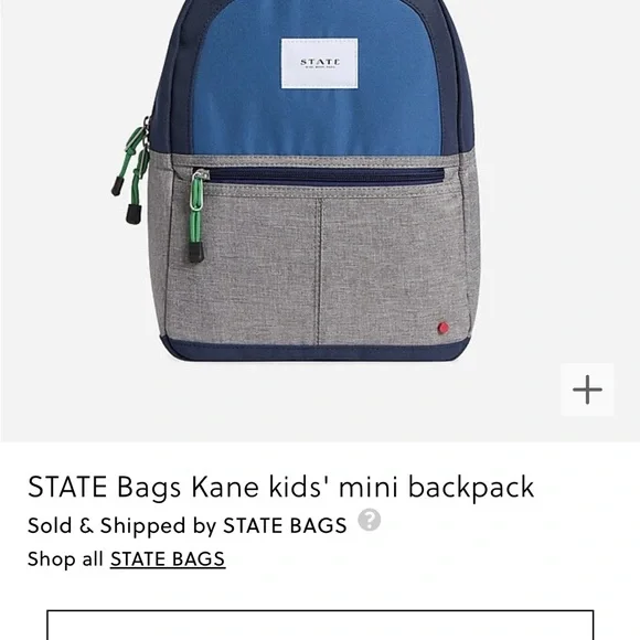 STATE bags Kane Kids Double Pocket Backpack